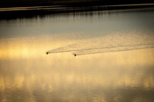 Sunrise over Boerne Lake