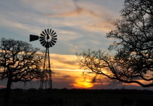 Sunset in San Saba County