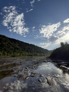 Morning light over The Blanco
