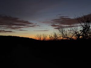 Sunrise at the ranch