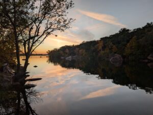 Sunset at Inks Lake