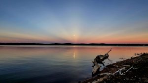 Wolf Moon on Lake Buchanan