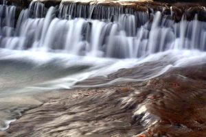 Waterfall in Blanco State Park
