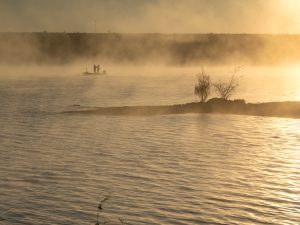 Fishing in the fog