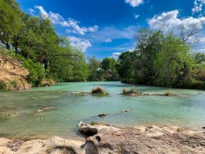 Emerald waters of the Llano