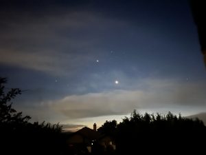 Jupiter Chasing Venus