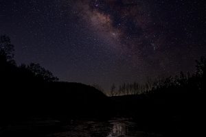 Milky Way Galaxy reflected in Cann Creek