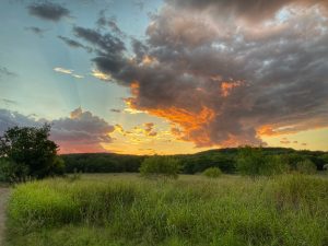 Sunset over the historical Scenic Loop rd