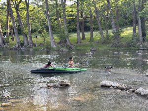 Kayaking on the Guadalupe