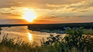 Lake Marble Falls Sunset