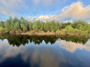 Sunrise reflection