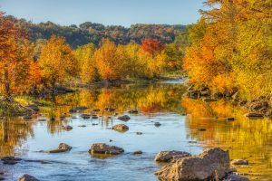 Pedernales River in the Fall
